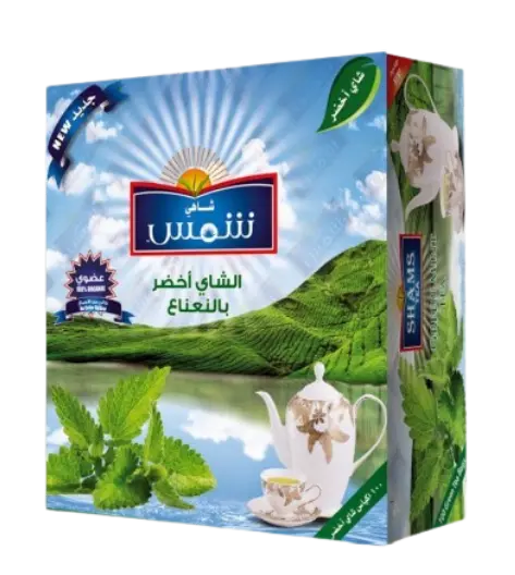 شاي اخضر بالنعناع